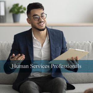 a human services professional speaking