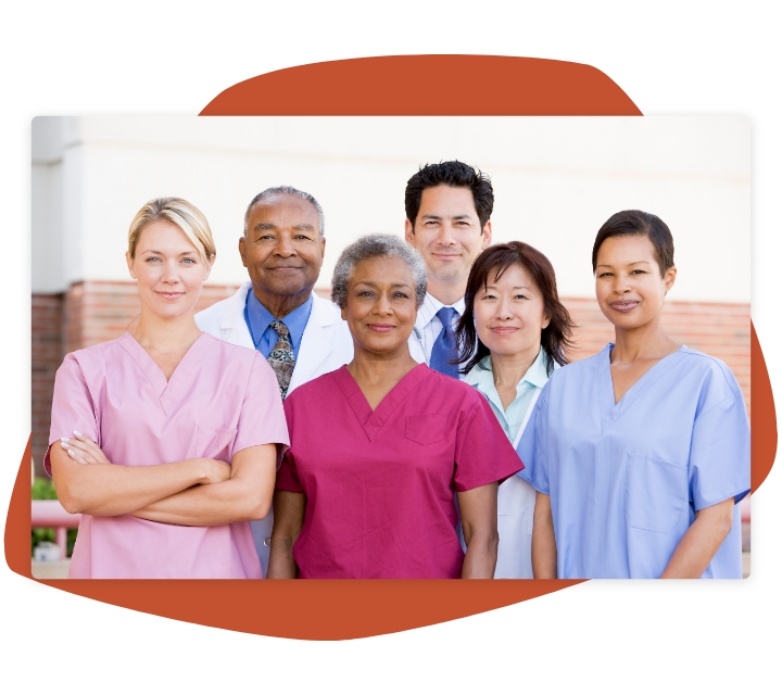 A group of doctors standing together